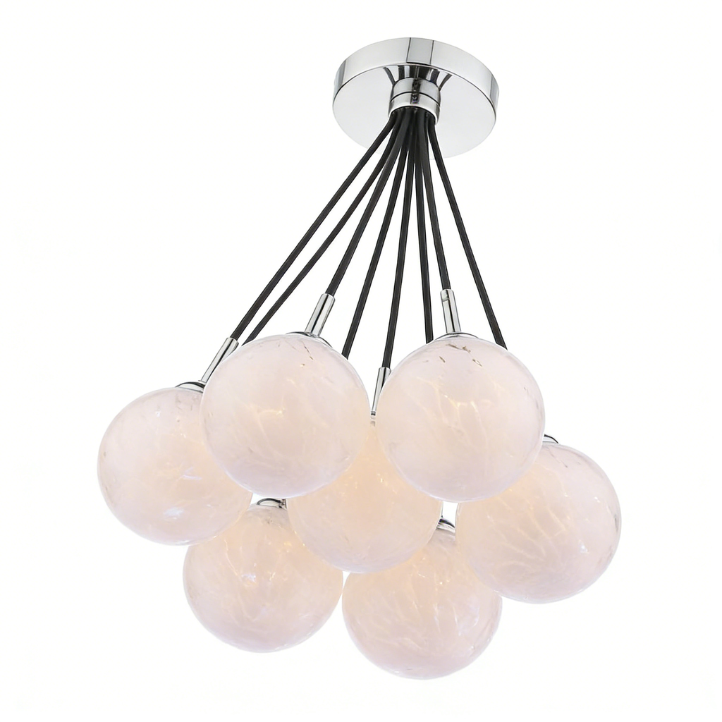 Adjustable Arm Stehlampe - Schwarzstahl Industriell Design auf weißem Hintergrund