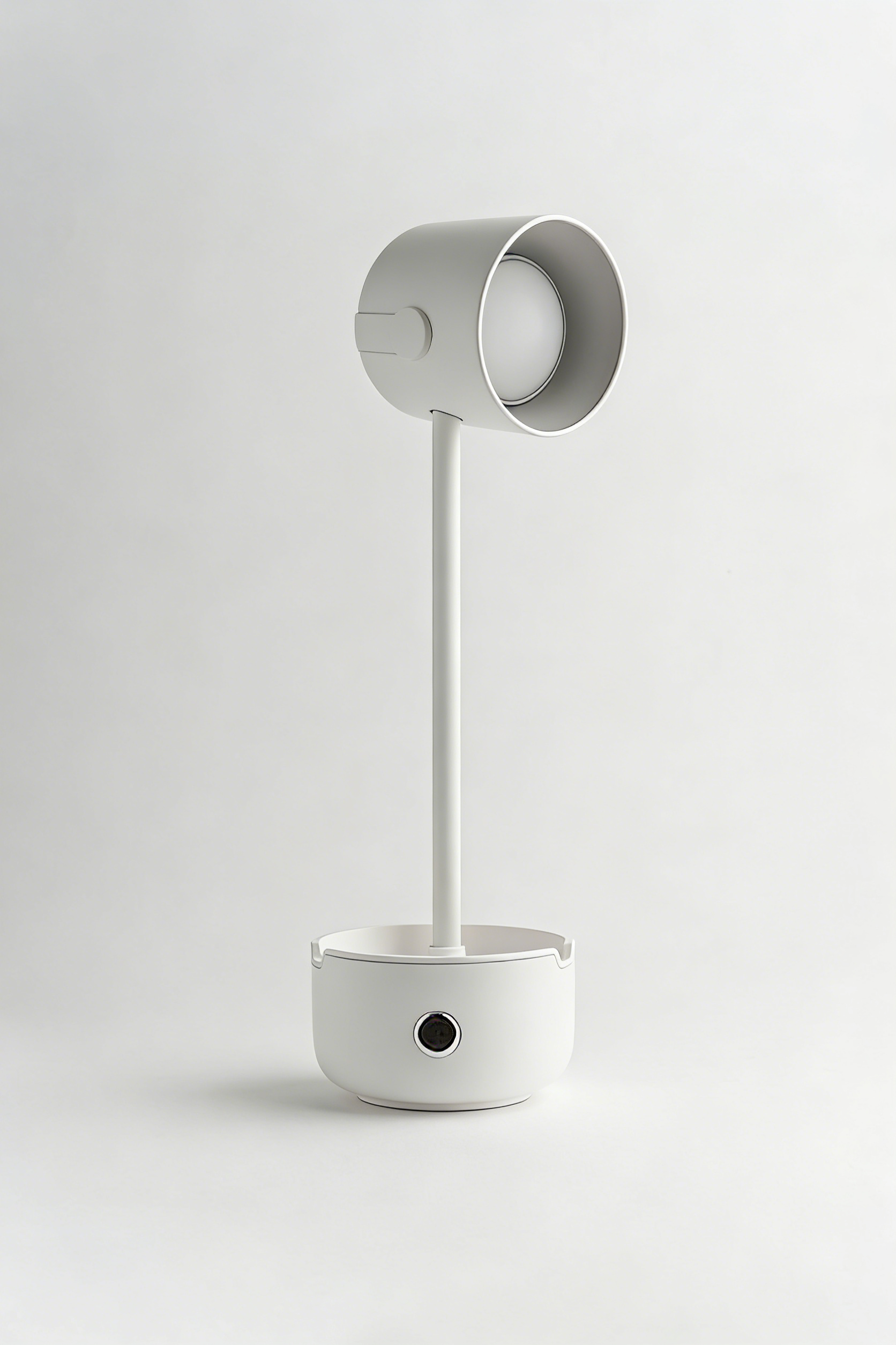 Fabric Drum Deckenleuchte - Stoff Skandinavisch Design auf weißem Hintergrund