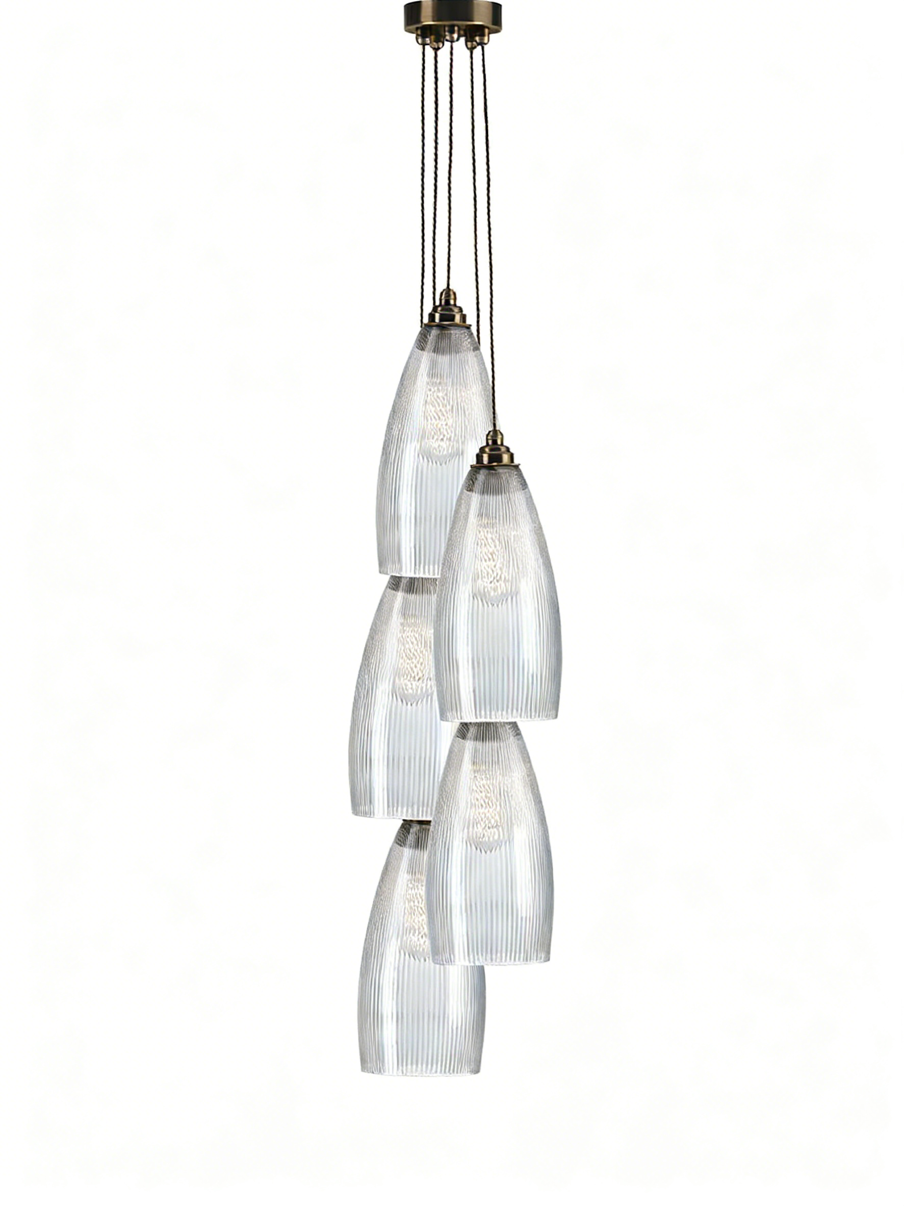 LED Desk Tischlampe - Kunststoff Minimalistisch Design auf weißem Hintergrund