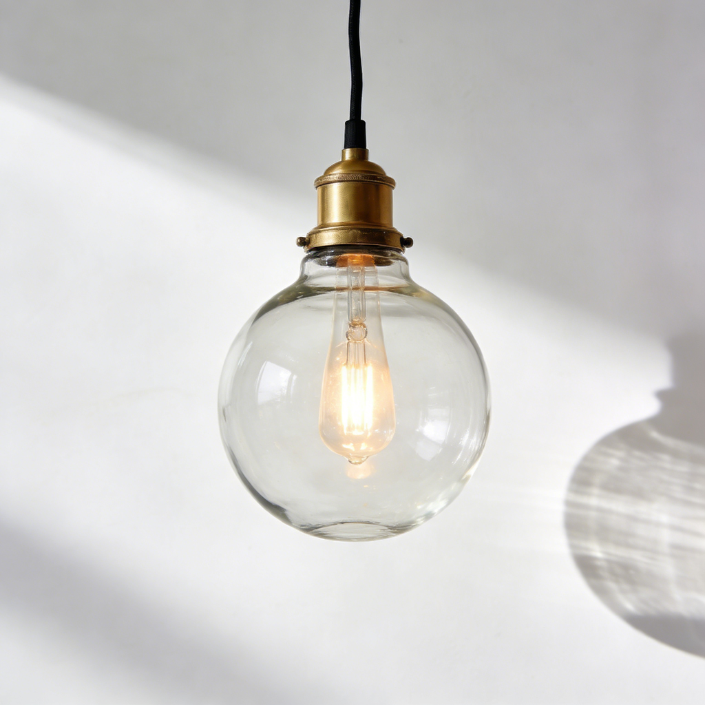 Metal Industrial Tischlampe - Metall Industriell Design auf weißem Hintergrund