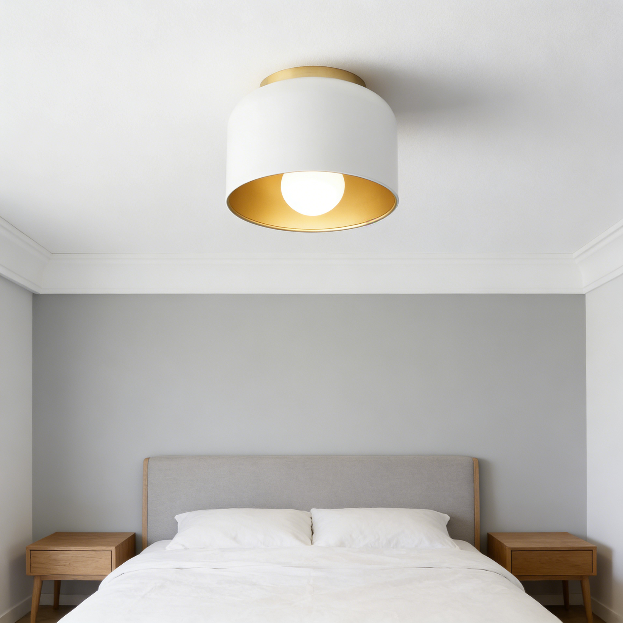 Wooden Tripod Tischlampe